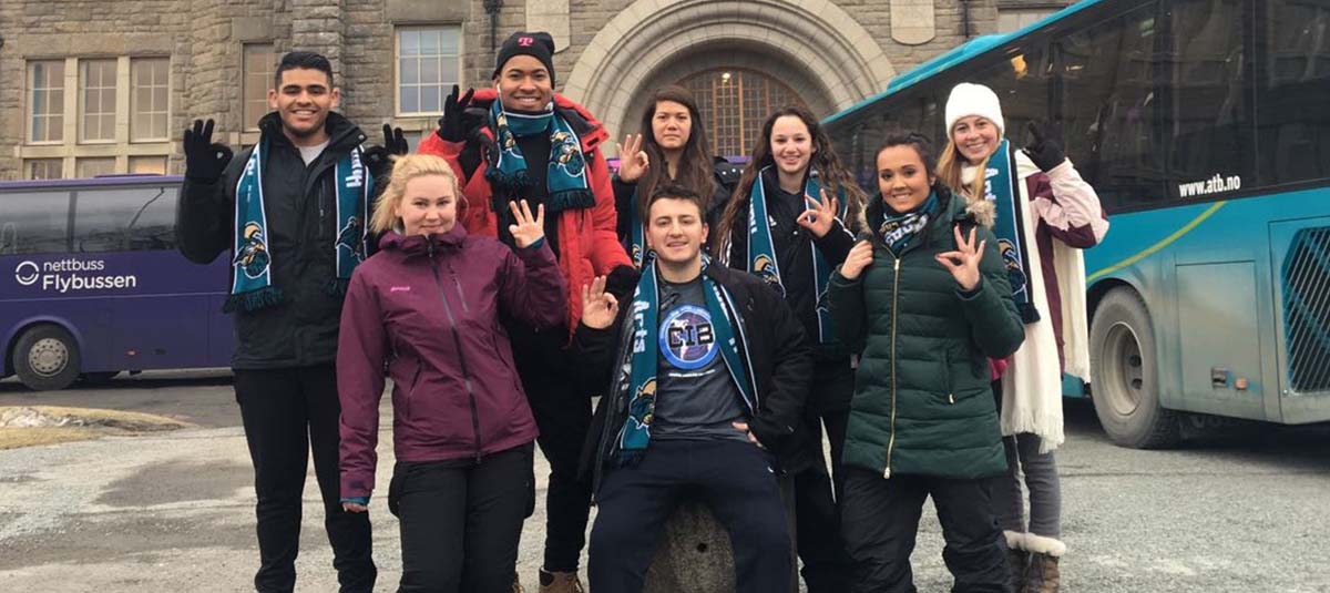 CCU students at International Student Festival in Norway